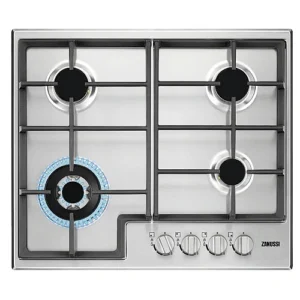 כיריים גז 60 ס״מ 4 להבות zanussi זאנוסי