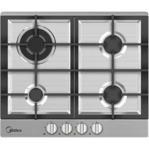 כיריים גז 4 להבות נירוסטה Midea מידאה