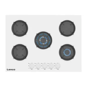 כיריים גז זכוכית 5 להבות Lenco לנקו